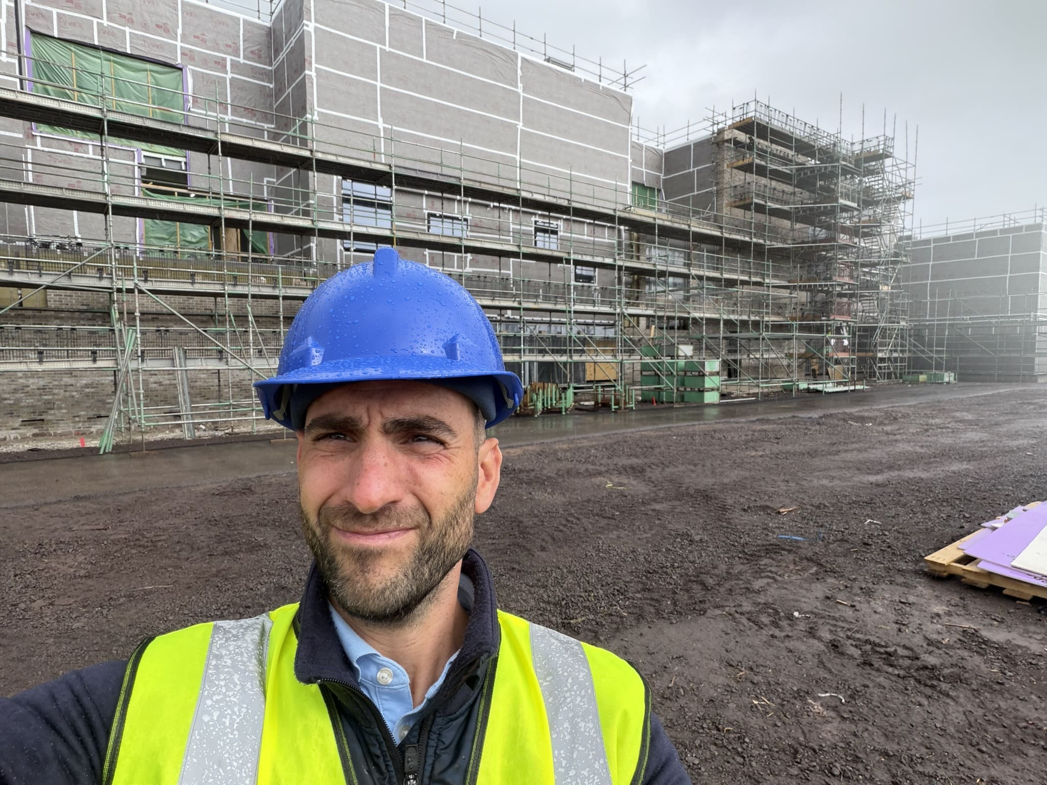 Carbon Futures Director David MacConnell on Site at Thistle Primary School